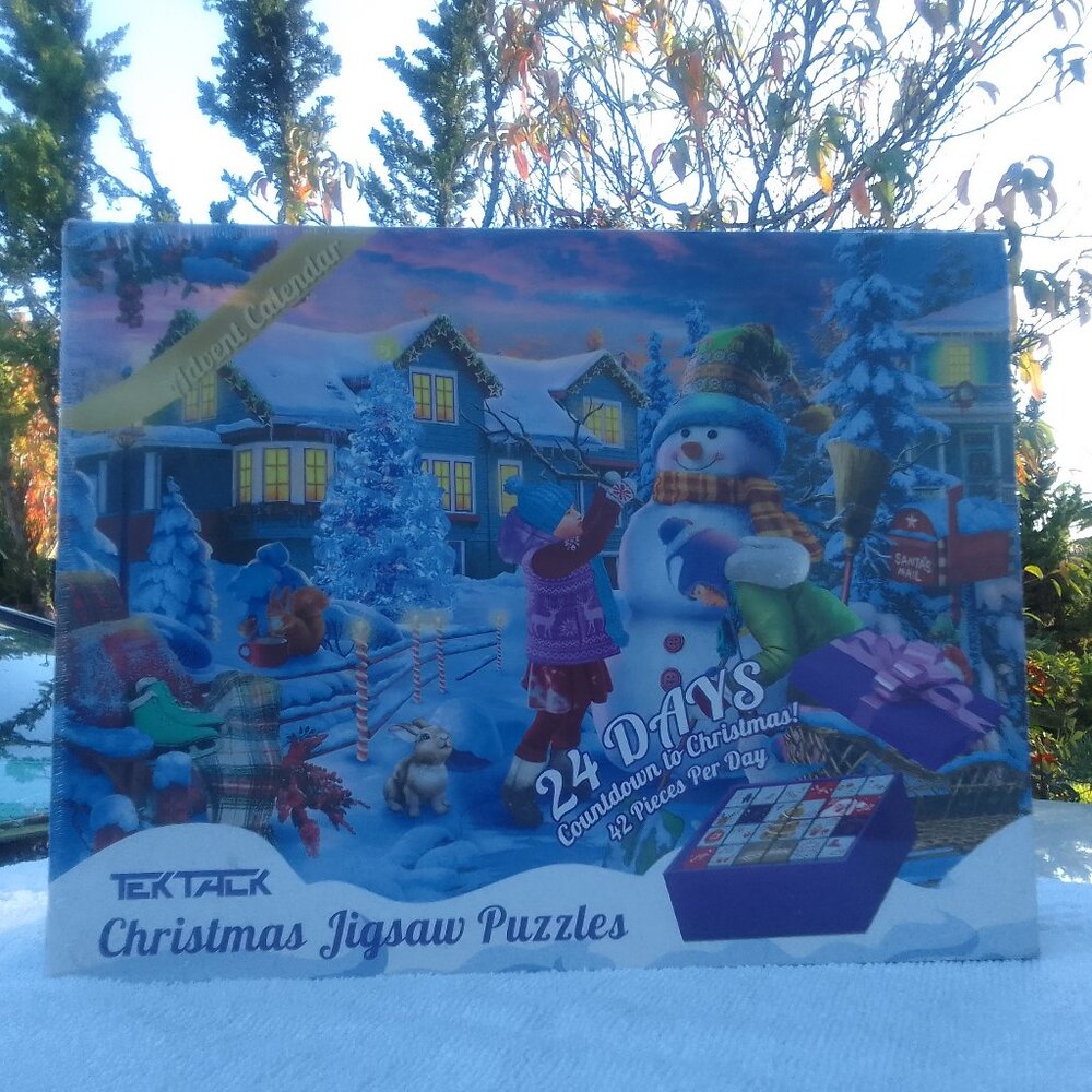 Bundle 1008 pies robot assembly kit&premium classic "Xmas JIGSAW Puzzle" NWT